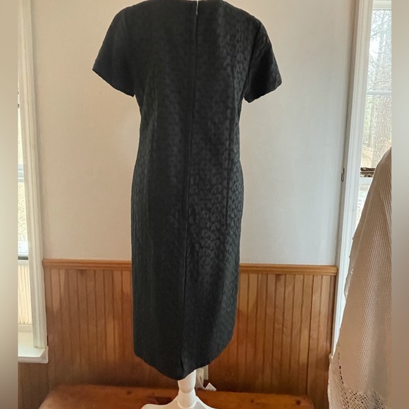 🤩 4/$25  Vintage Quaker Lady Black Eyelet Dress - Picture 2 of 16